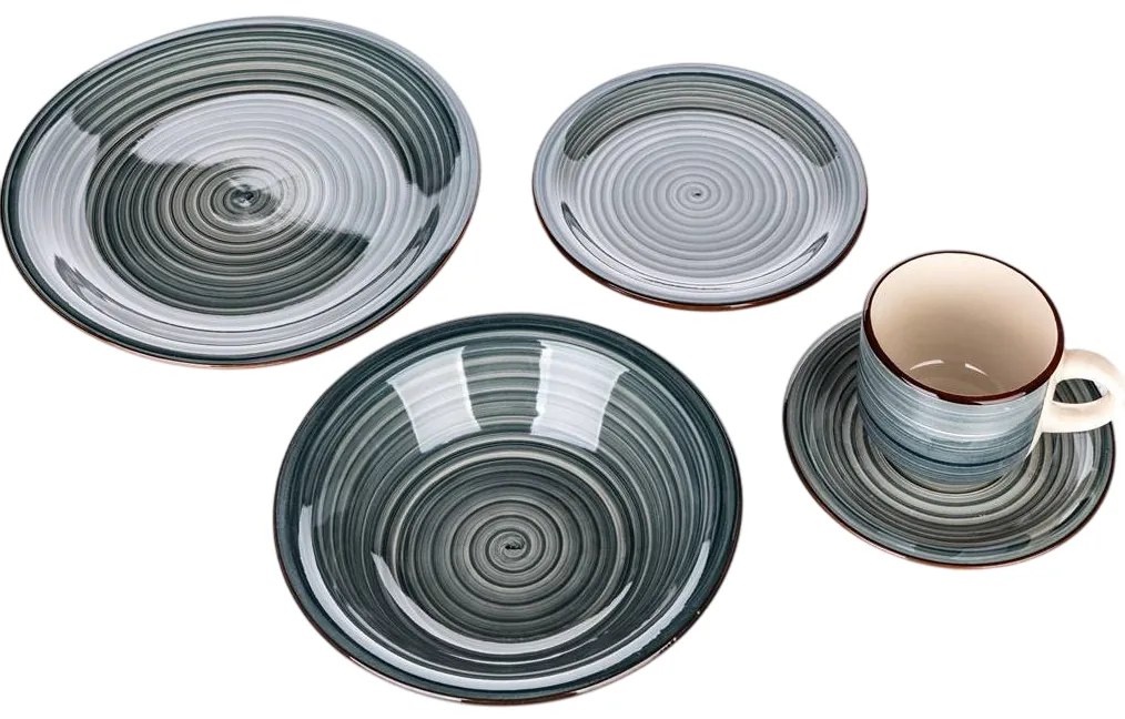 Banquet Spiral Blue 30 db-os étkeszlet