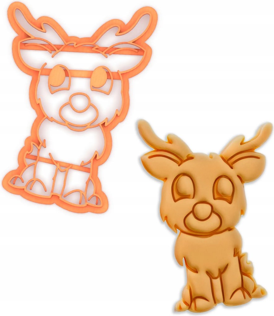 Prémium Mézeskalács Süteményforma Rénszarvas Karácsonyi