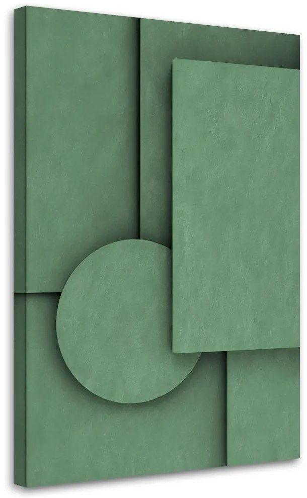 Gario Vászonkép Geometriai formák domborműve Méret: 80 x 120 cm