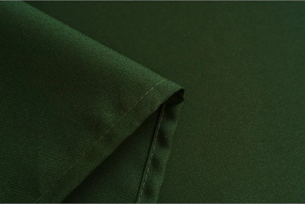 Függöny OXFORD LIGHT 140x250 cm, sötétzöld Felfüggesztés: Hullámos sínszalag