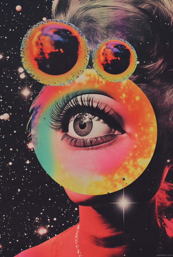 Poszter 68x101cm Szem az űrben