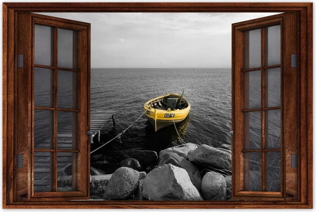 Poszterek 60x40 Halászcsónak a Balti-tengeren