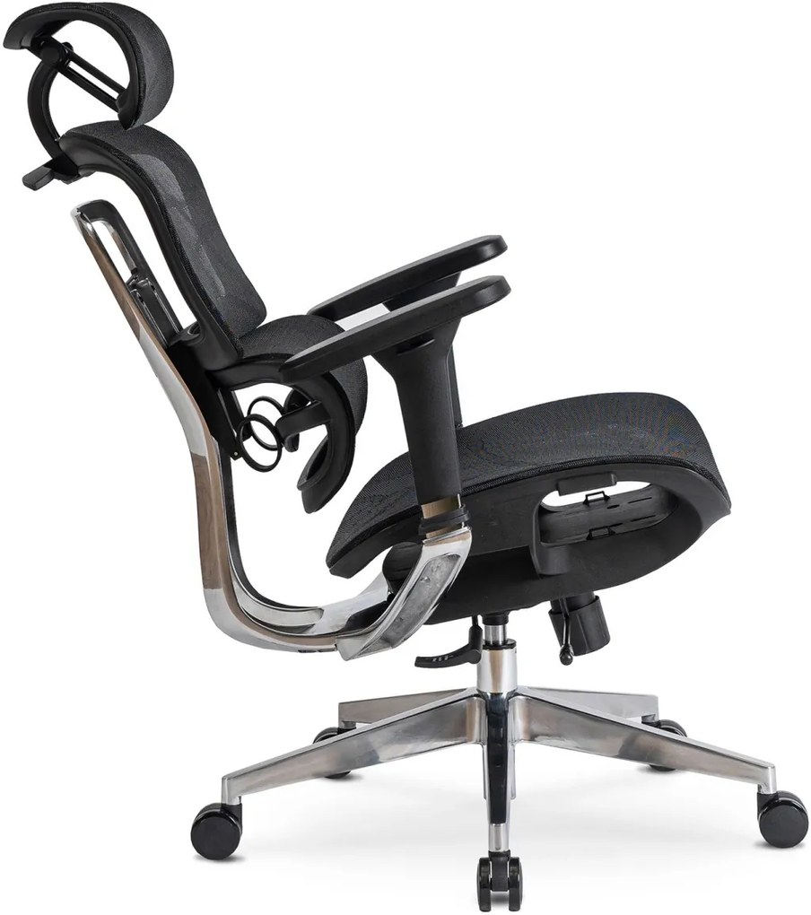 Fotel Obrotowy NINO Ergonomiczny Czarny