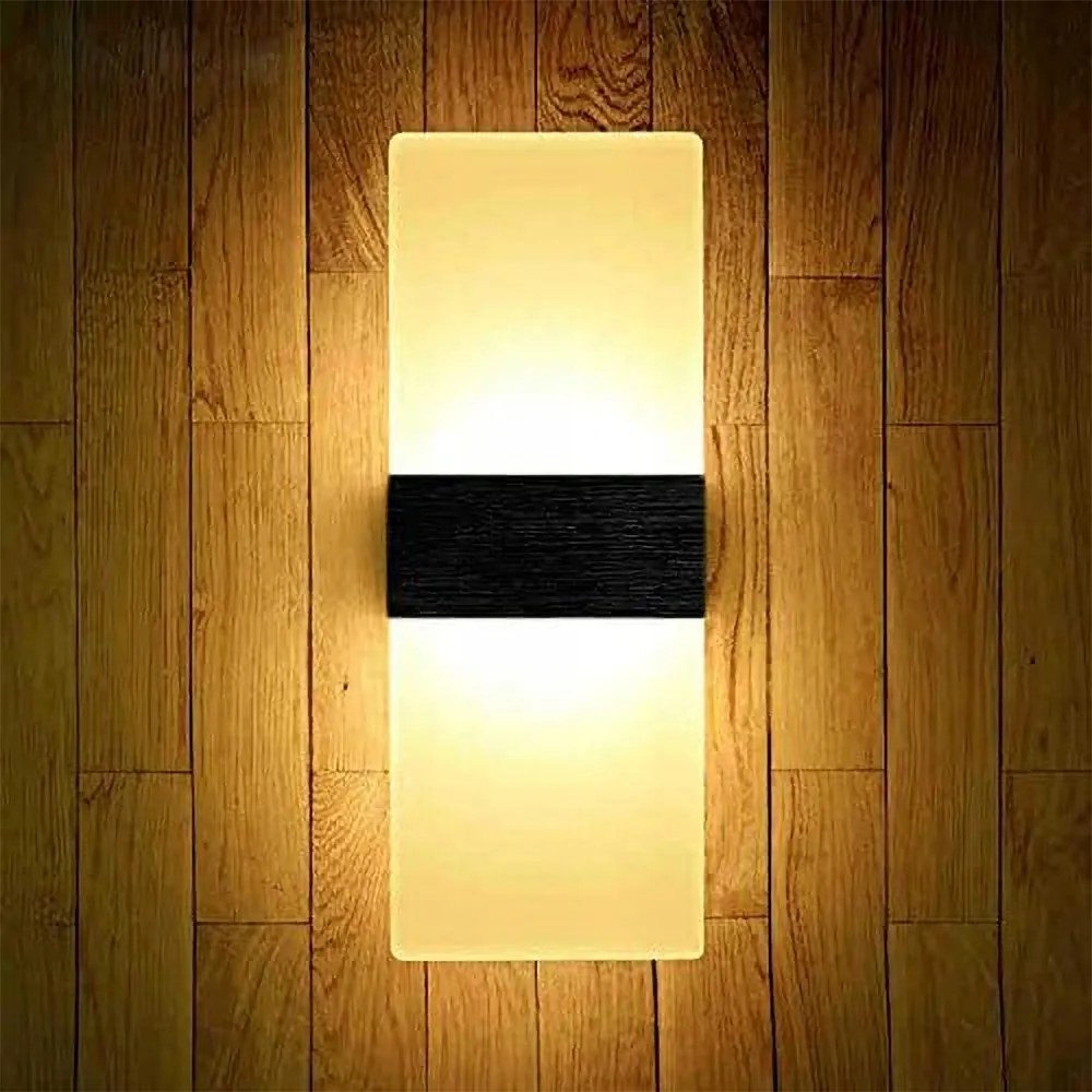 Beltéri Led fali lámpa, fali lámpatest 12W