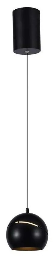 LED Csillár zsinóron érintős LED/8,5W/230V 3000K fekete