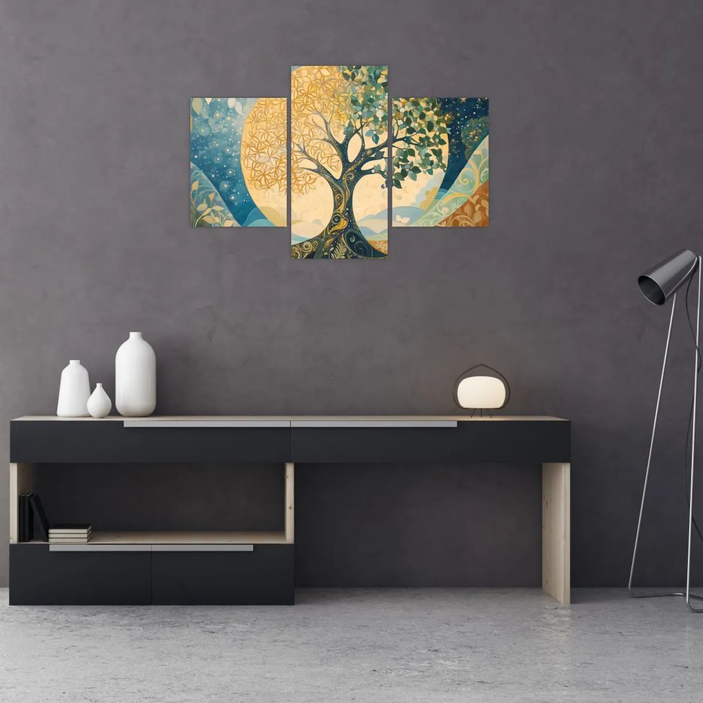 Kép – Életfa a holdban (90x60 cm)