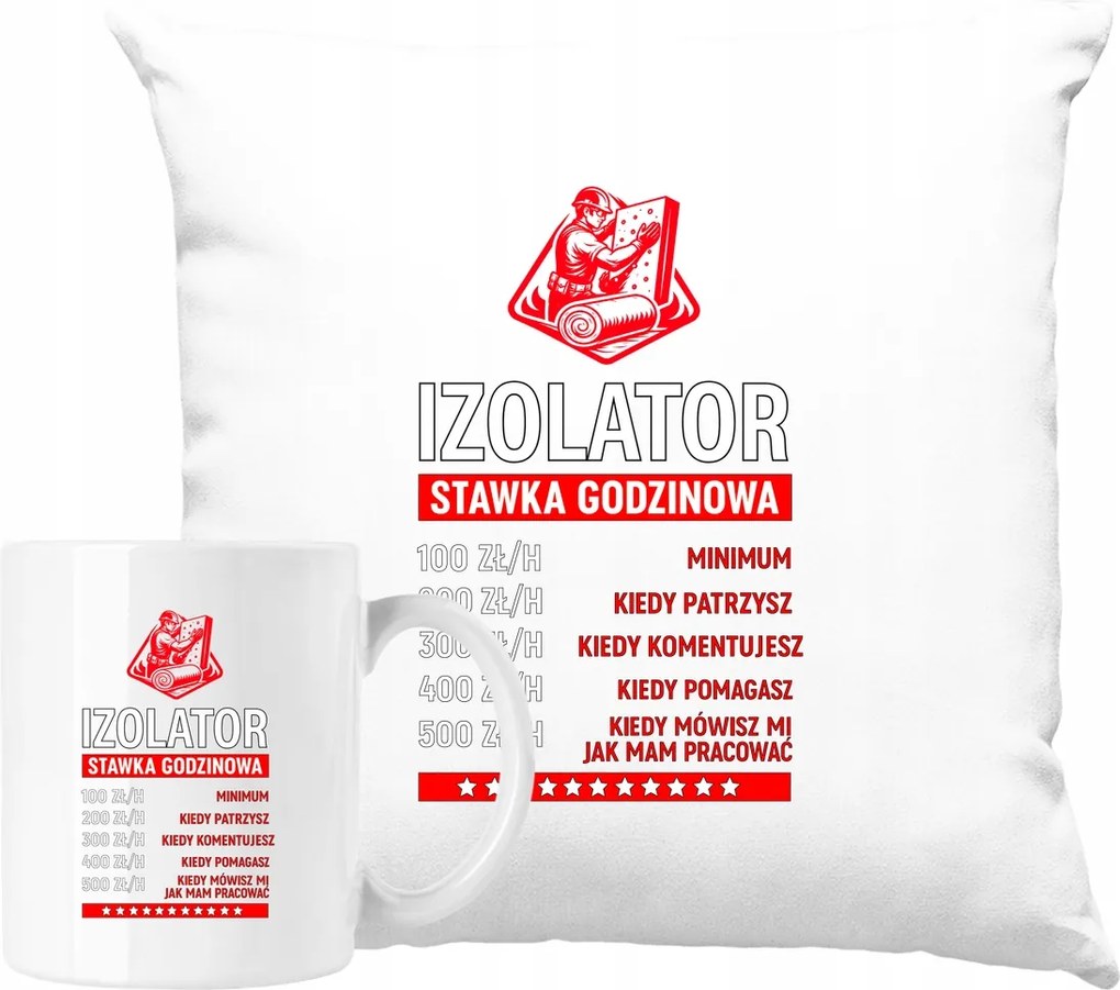 Bögre Szett Párna Szigetelő Ismeri az értéket Ötlet Ajándék