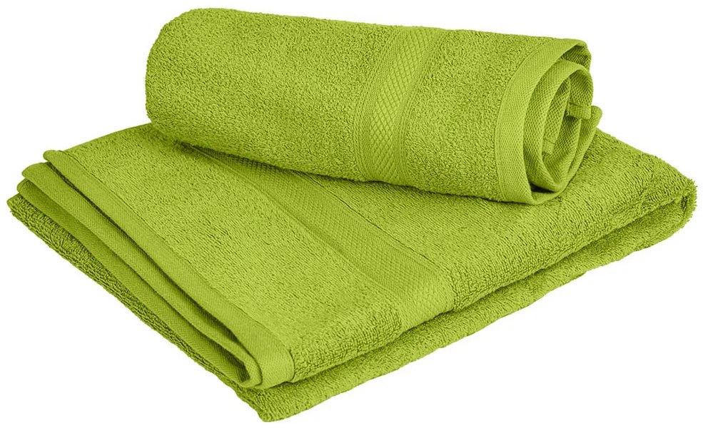 CLARYSSE ELEGANCE törölköző 60x110 cm zöld, 100% pamut