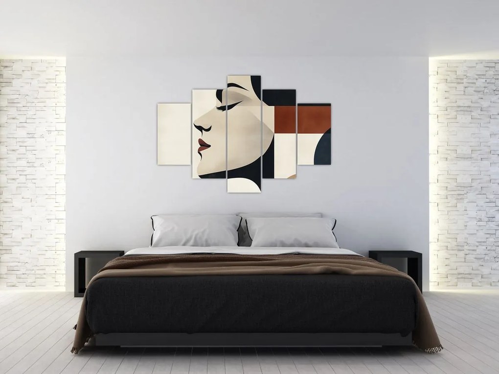Kép - Nő profilból (150x105 cm)