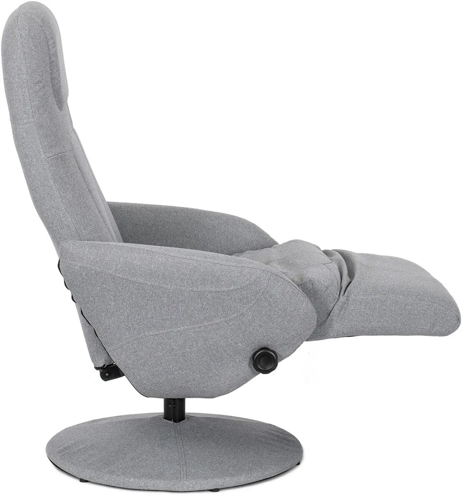 Modern Fotel Szürke Szövet Kárpittal. TONY