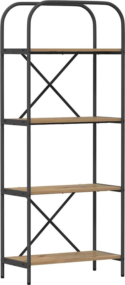 vidaXL Könyvespolc Artisan tölgy 60 x 30 x 146 cm Faanyag