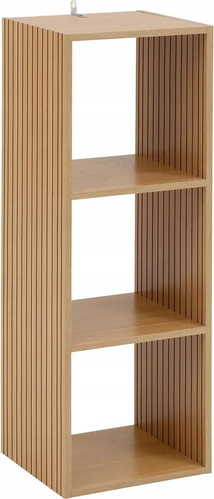 Nyitott Könyvespolc Barna Mdf Nappaliba Tasso 35 X 32 X 102 CM