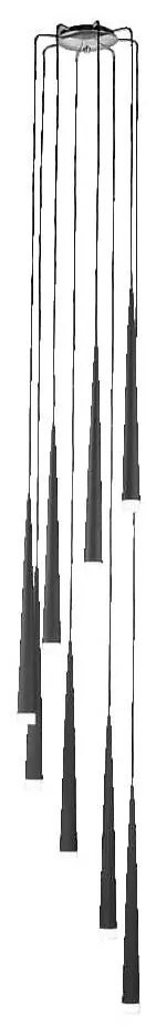 LUXERA 48005 - EBONY függeszték 8xG9/40W/230V