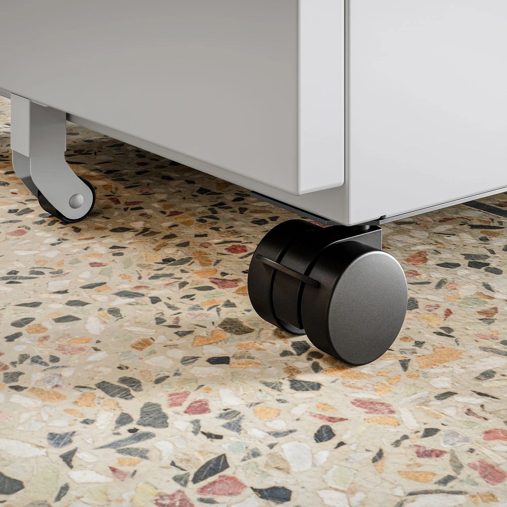 ATE fém irodai tároló 390 x 600 x 500 mm, szürke