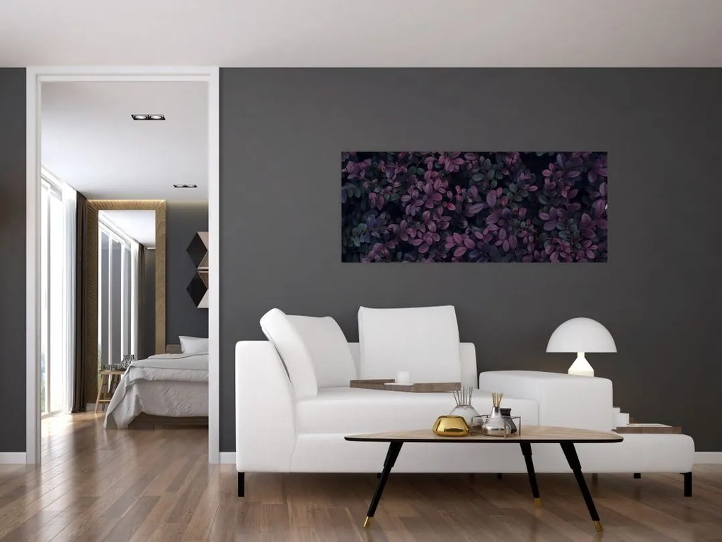 Sötétvörös levelek képe (120x50 cm)