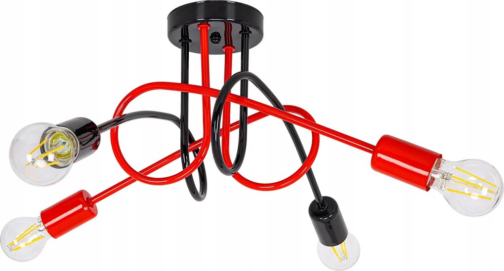 Mennyezeti Lámpa Lógó Csillár Edison LOFT4 Multi