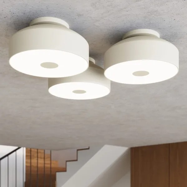 Sollux SL.1679 - OMIQ mennyezeti lámpa 4xE27/15W/230V, átm. 30 cm, krémszínű