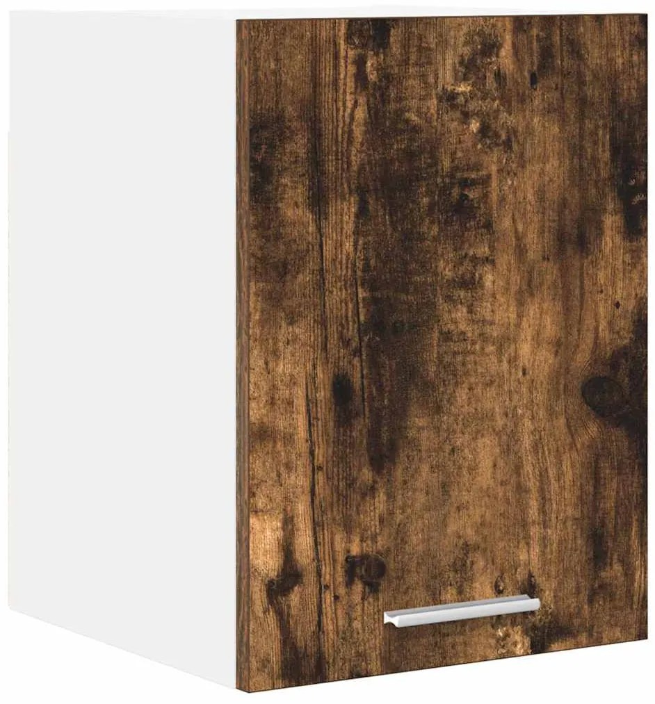 Függő szekrény Riga Füstölt tölgy és fehér 30 x 31 x 40 cm