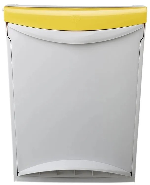 Denox Ekosystem Szelektív hulladékgyűjtő szemetes25 l, sárga - műanyag