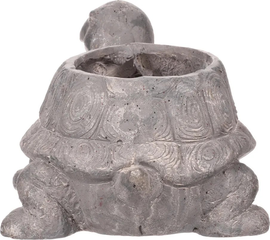 Teknős virágtartó, magnézium, kő hatás