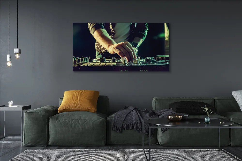 Canvas képek Konzol DJ fejhallgató 140x70 cm