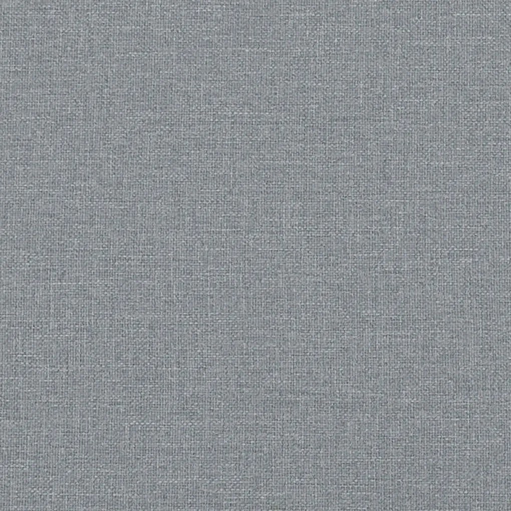 vidaXL Ágykeret fejtámlával Világosszürke 120 x 190 cm Tömör fenyőfa