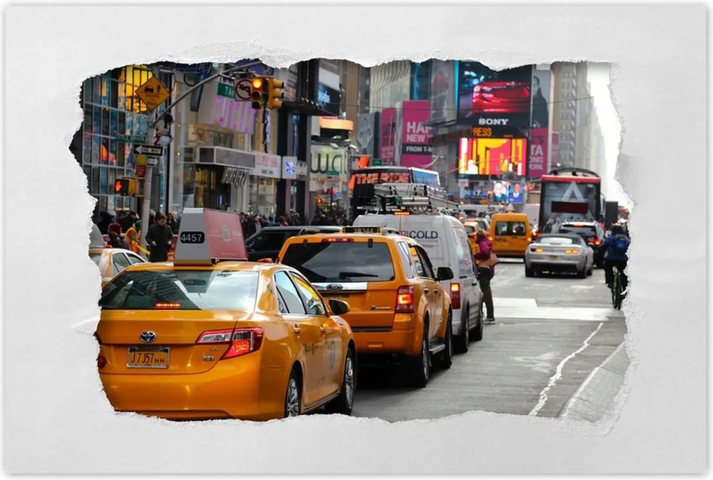Poszterek 120x80 New York taxik