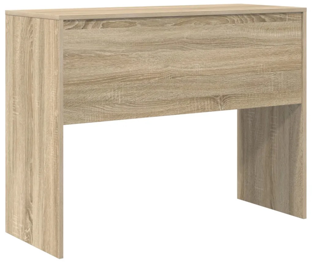 vidaXL Íróasztal Sonoma tölgy Mérnökileg kezelt fa 100 x 40 x 76 cm