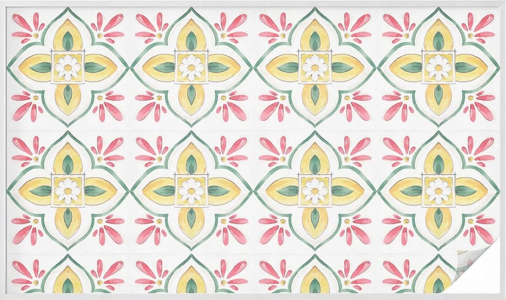 Öntapadós Ablakfólia Adatvédelem Virágos dísz 200x116