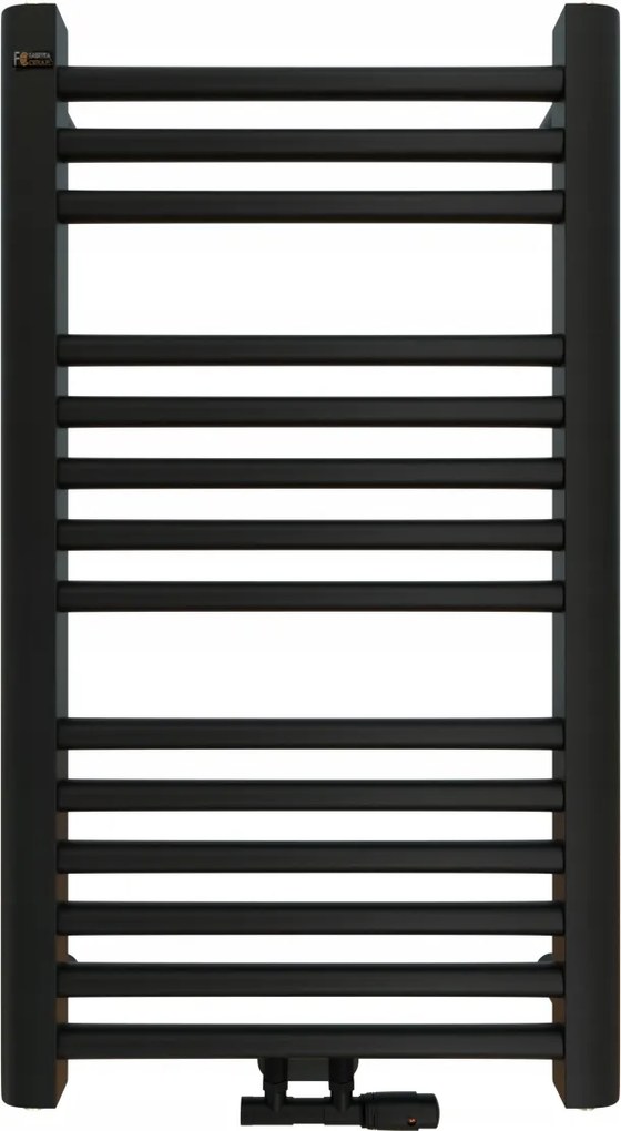 Fürdőszobai Radiátor Létra Fekete 50 MM Hugo 70/40 S Lengyel Gyártó