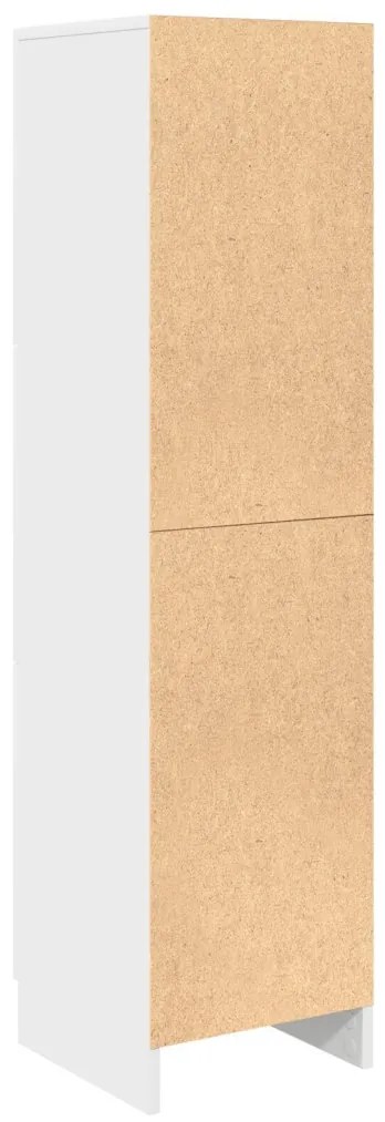 Fehér Oldalnézet Fehér MDF Fa Közepes Fehér oldalnézet