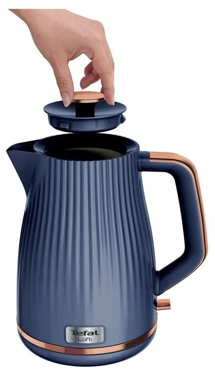 Sötétkék vízforraló 1,7 l Loft KO251430 – Tefal