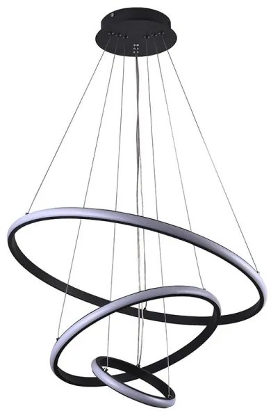 Brilagi - LED Dimmelhető csillár zsinóron CIRCLE LED/90W/230V 3000-6500K + távirányító