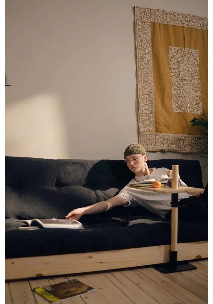 Zöld kinyitható kanapé 244 cm Base – Karup Design
