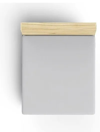 Szürke gumis pamut lepedő 140x190 cm – Mijolnir