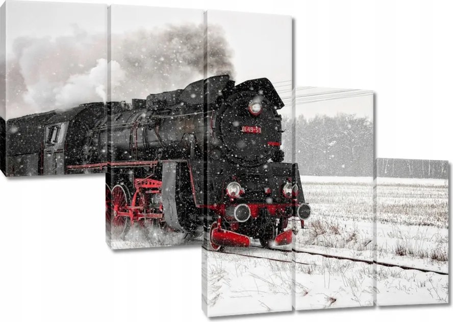 Vászonkép 150x105 Mozdony Gőzmozdony