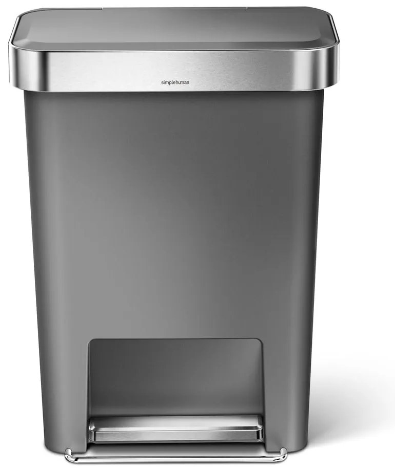 Pedálos műanyag szemetes 45 l - simplehuman