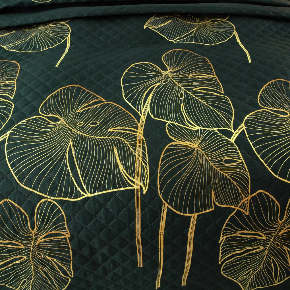 VENECIA ágytakaró sötétzöld Méret: 170 x 210 cm