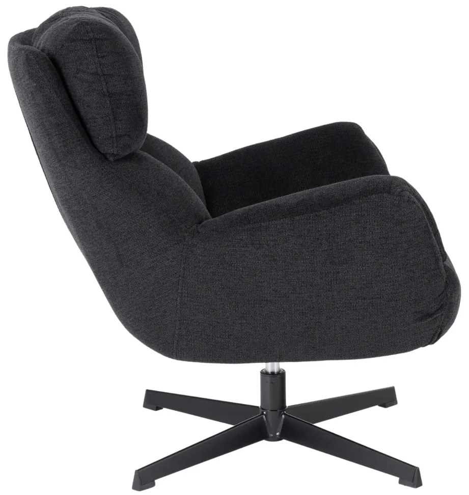 Forgó Relaxfotel Fekete Színben. REAL