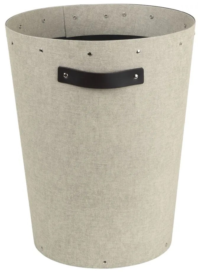 Krémszínű irodai szemetes Aries Canvas Paper Laminate – Bigso