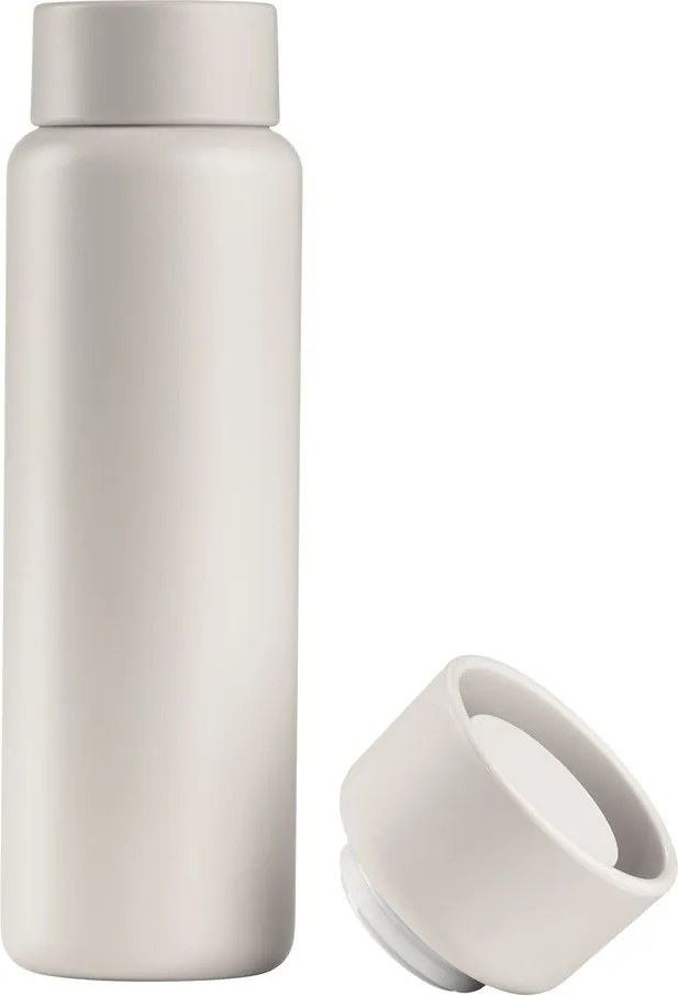 Bézs rozsdamentes acél termobögre 650 ml Singles – Zone