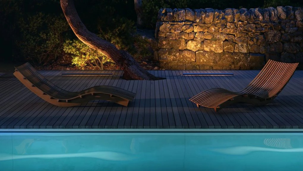 Maytoni modern kültéri led lámpa edge fekete myo415fl-l15b3k
