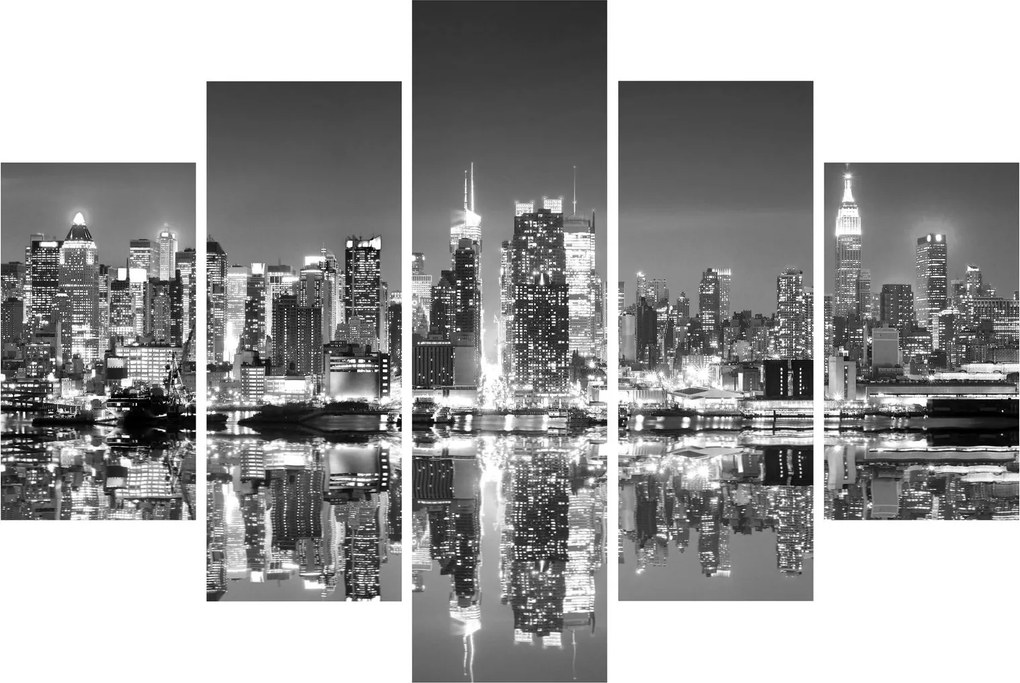 Kép - New York, fekete-fehér (150x105 cm)