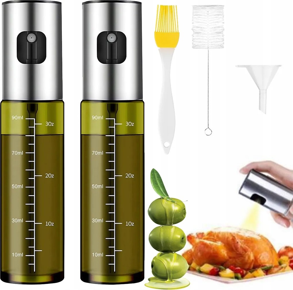 Olajmosó Konyhai Olaj Adagoló Üveg Spray Új Mechanizmus