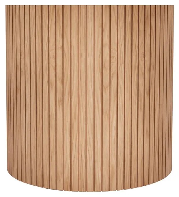 Kerek bővíthető étkezőasztal tölgyfa dekorral ø 115 cm Malaga – Bonami Selection
