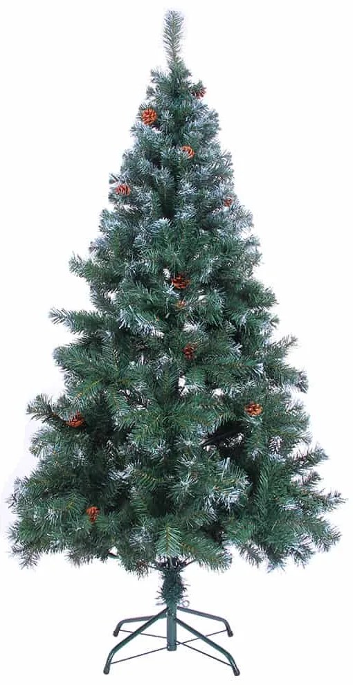 Casaria® Mesterséges karácsonyfa 180 cm hóval