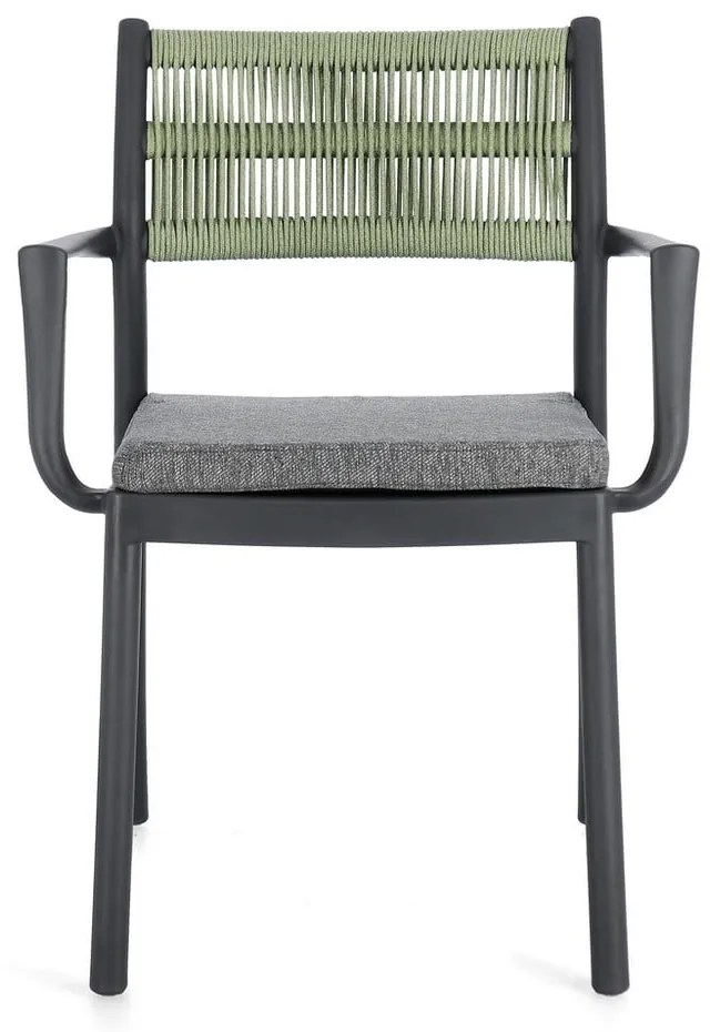 Szürke műanyag kerti szék szett 4 db-os Alvin – Bizzotto