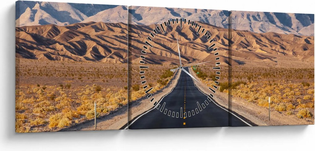 Kép - Death Valley, California, USA (órával) (90x30 cm)