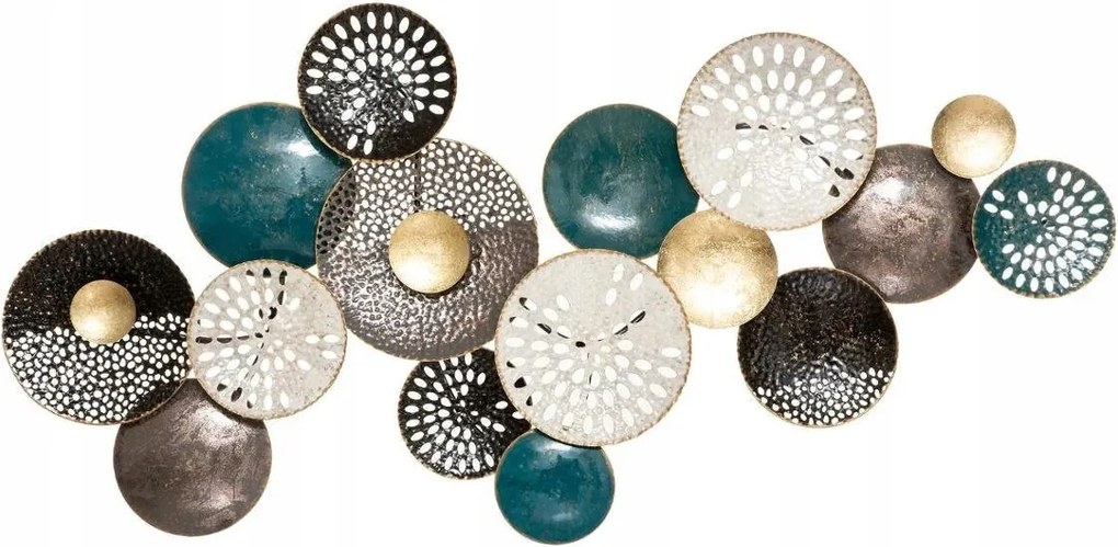 Fém Fali Dekoráció 135 X 67 CM Visszafogott Színösszeállítás