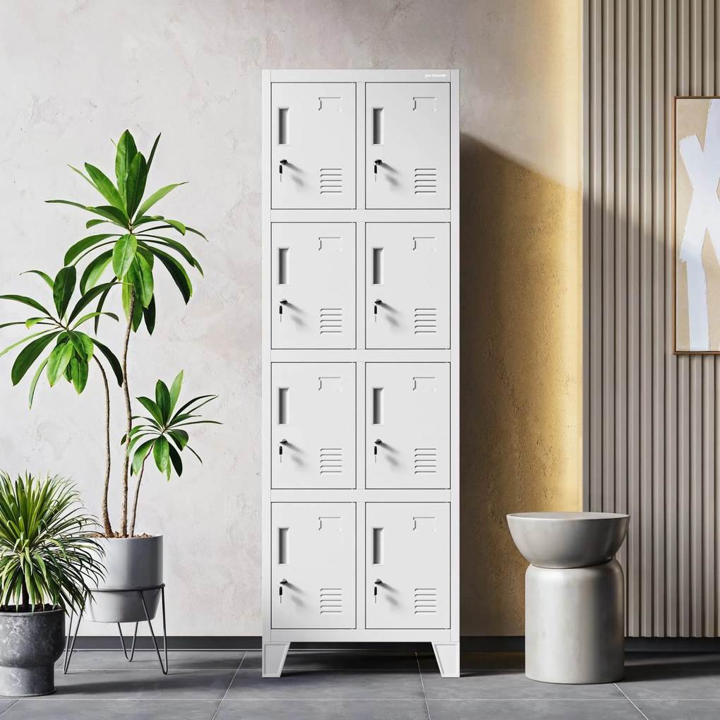 ROBERT 2 Plus dupla rekeszes öltözőszekrény 559 x 1720 x 450 mm